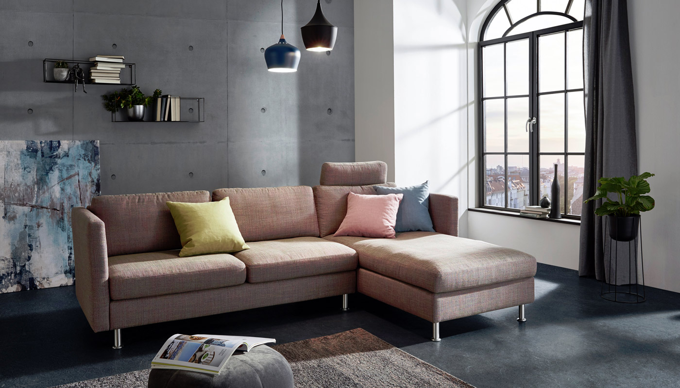 Wolkenweich Sofa Stoff Rose